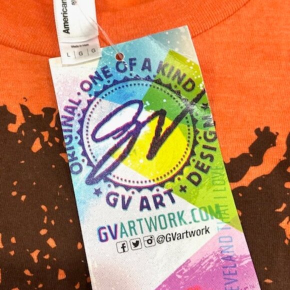 NWT -Jarvis Landry T-Shirt “BLESS’M” Cleveland Browns Large NFL GV Art + Design- - Picture 4 of 6